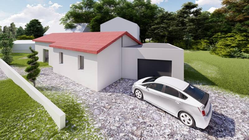 TERRAIN A BATIR POUR CONSTRUCTION D'UNE VILLA A MARCY L'ETOILE  