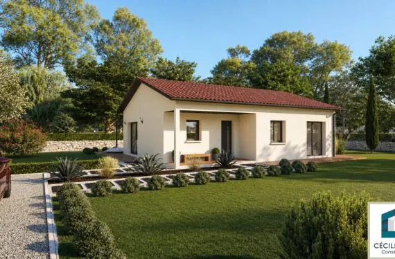Photo maison 85&nbsp;m²<br> terrain 600&nbsp;m²