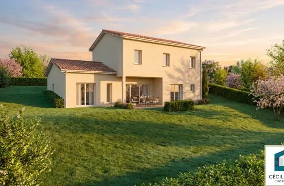 Photo maison 110&nbsp;m²<br> terrain 827&nbsp;m²