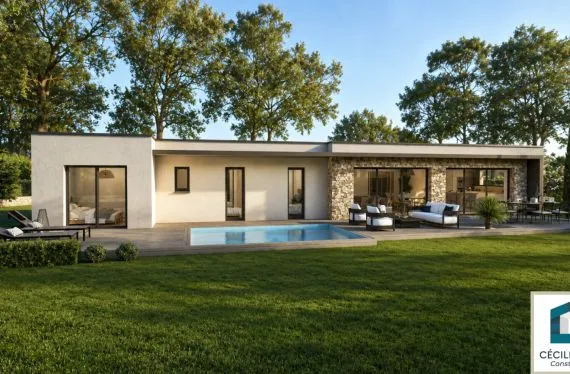 Photo maison 115&nbsp;m²<br> terrain 705&nbsp;m²