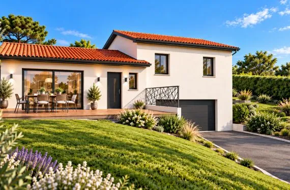 Photo maison 107&nbsp;m²<br> terrain 1650&nbsp;m²